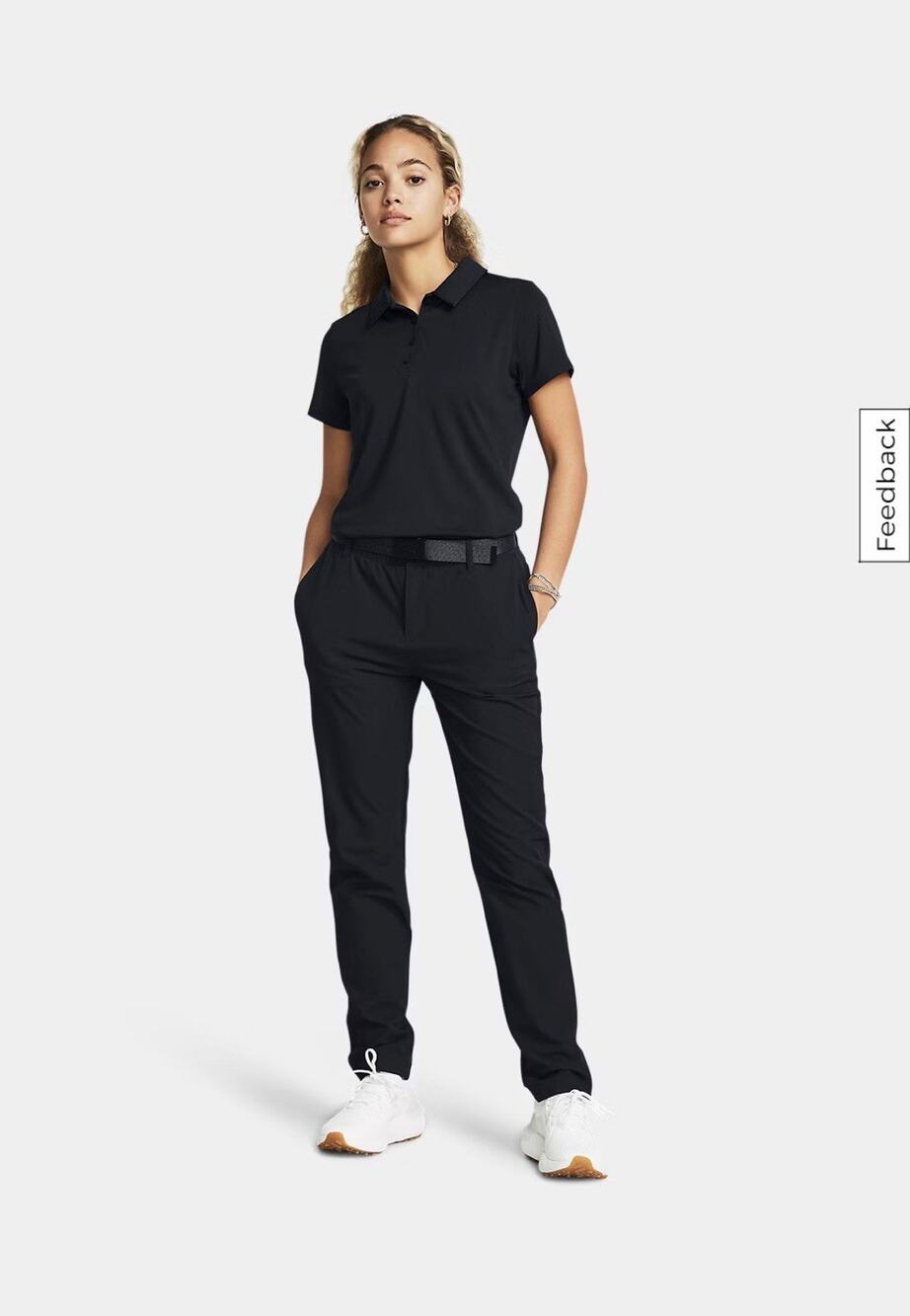 Under Armour UA Links Golf Pants Women’s 10 Black Stretch 1362772-001 30